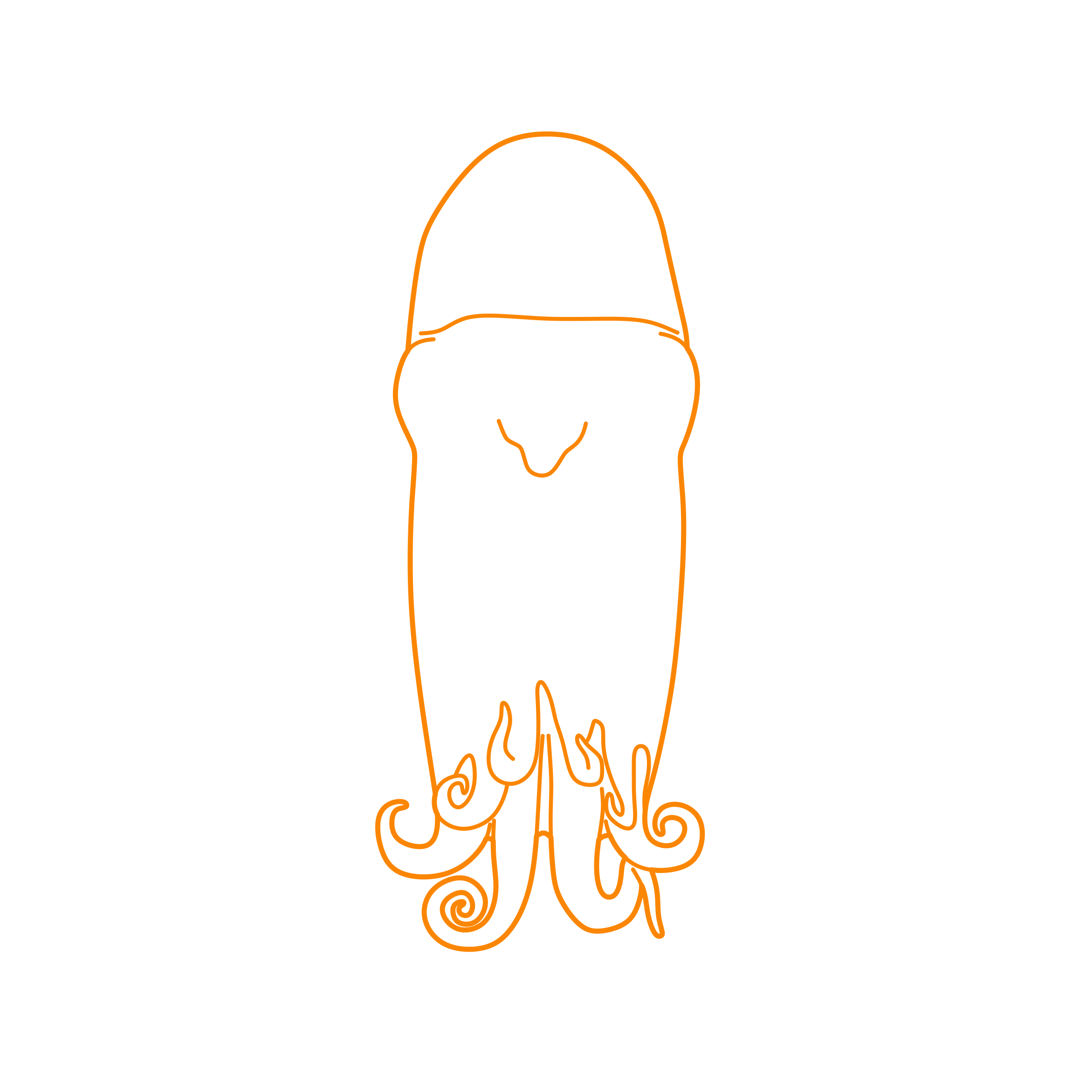 Animals Cephalopods Seven Arm Octopus Stencil Svg Vector Free Vectors